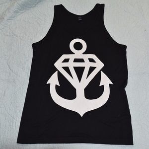 Mens Stay Sick Anchor Tank Top